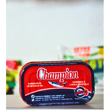 Sardines CHAMPION 125 G