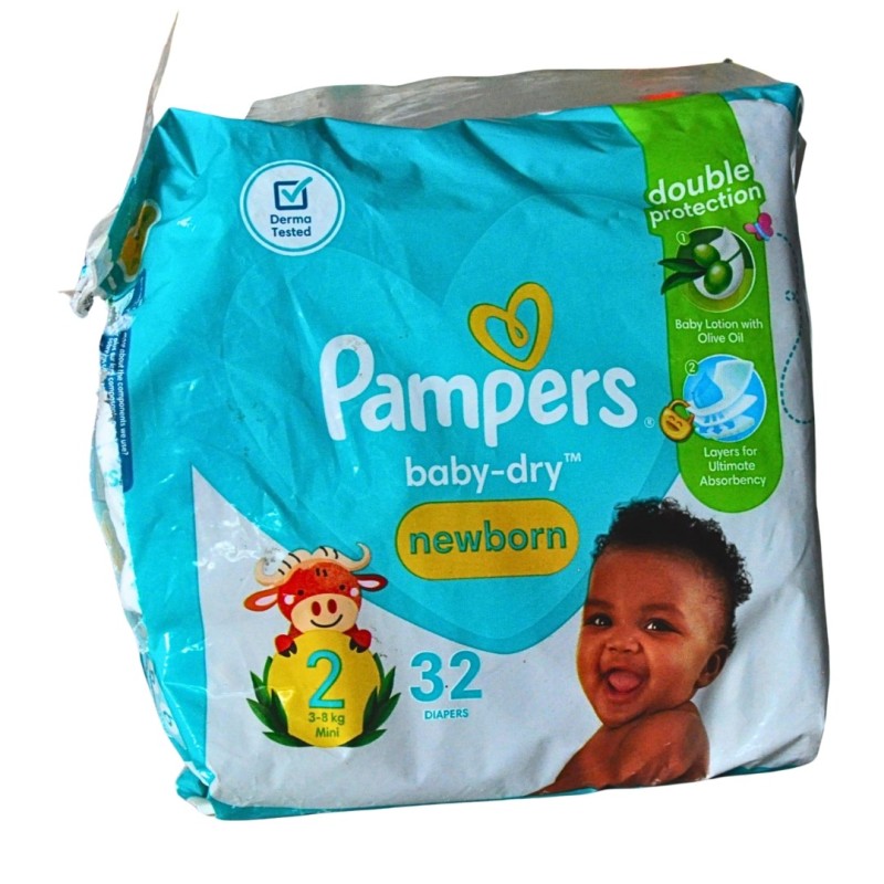 Couche pour bébé PAMPERS 02 MINI